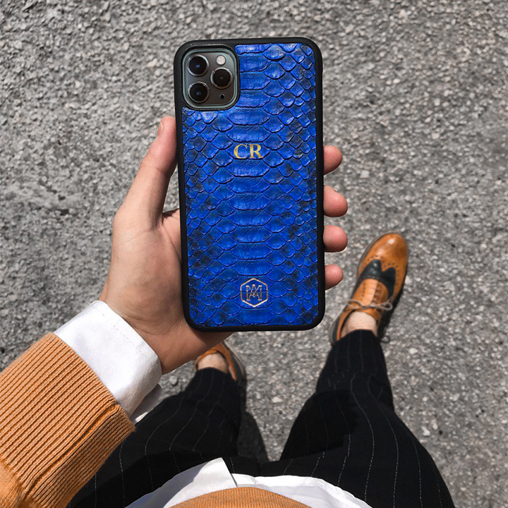 cover iphone 11 pro max in pelle di pitone cover iphone