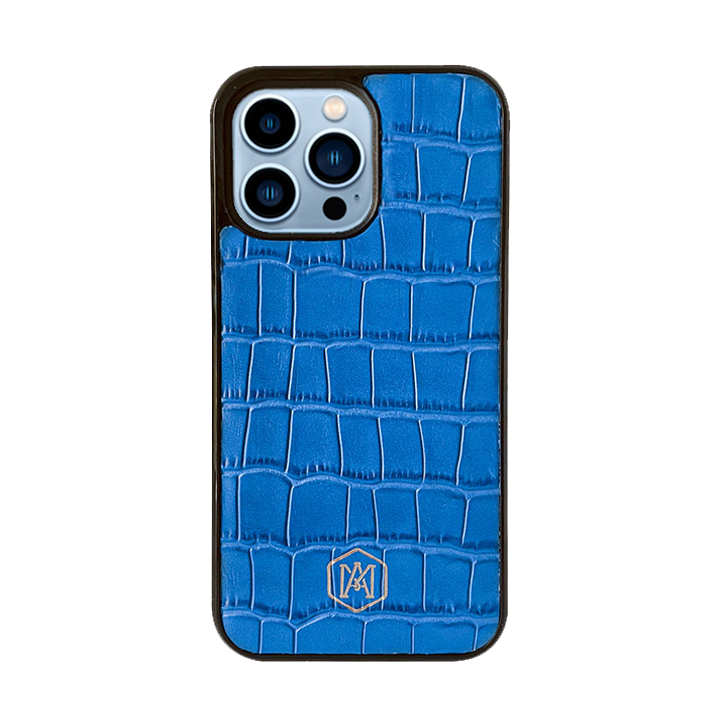 cover-iphone-14-coccodrillo-goffrato-blu