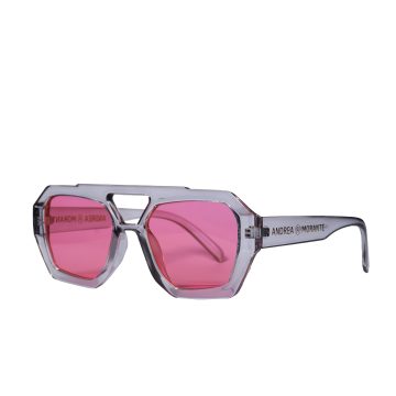 occhiali da sole rebirth trasparente