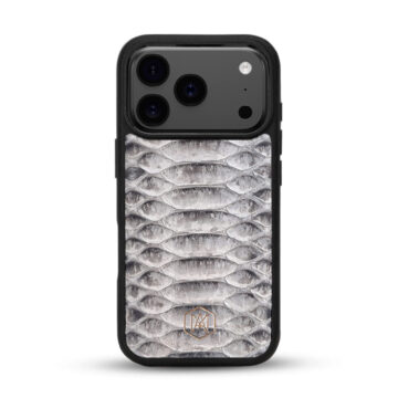 COVER IPHONE-17-PRO-IN-PELLE-DI-PITONE-BIANCO