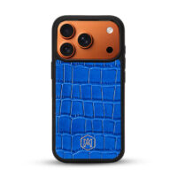 cover-iphone-17-pro-coccodrillo-goffrato-blu